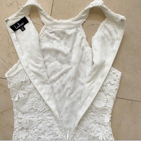 Love Poem Ivory Lace Mini Dress XS - Picture 7 of 11